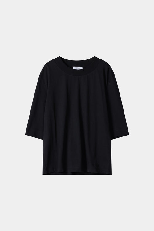 Blacsk cotton t-shirt stylein Jemmy