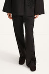 Black trousers with embroidery details stylein jeraldine detail