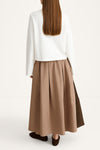 Jerry long sleeve top cream stylein model image back
