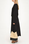 Jerry top long sleeve t-shirt black stylein model image side