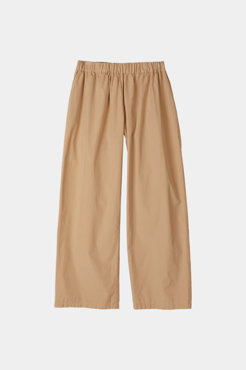 Jessie trousers wide relaxed cotton beige stylein packshot