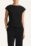 Jodyn sleeveless top black stylein model image front close