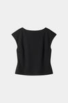 Jodyn sleeveless top black stylein packshot