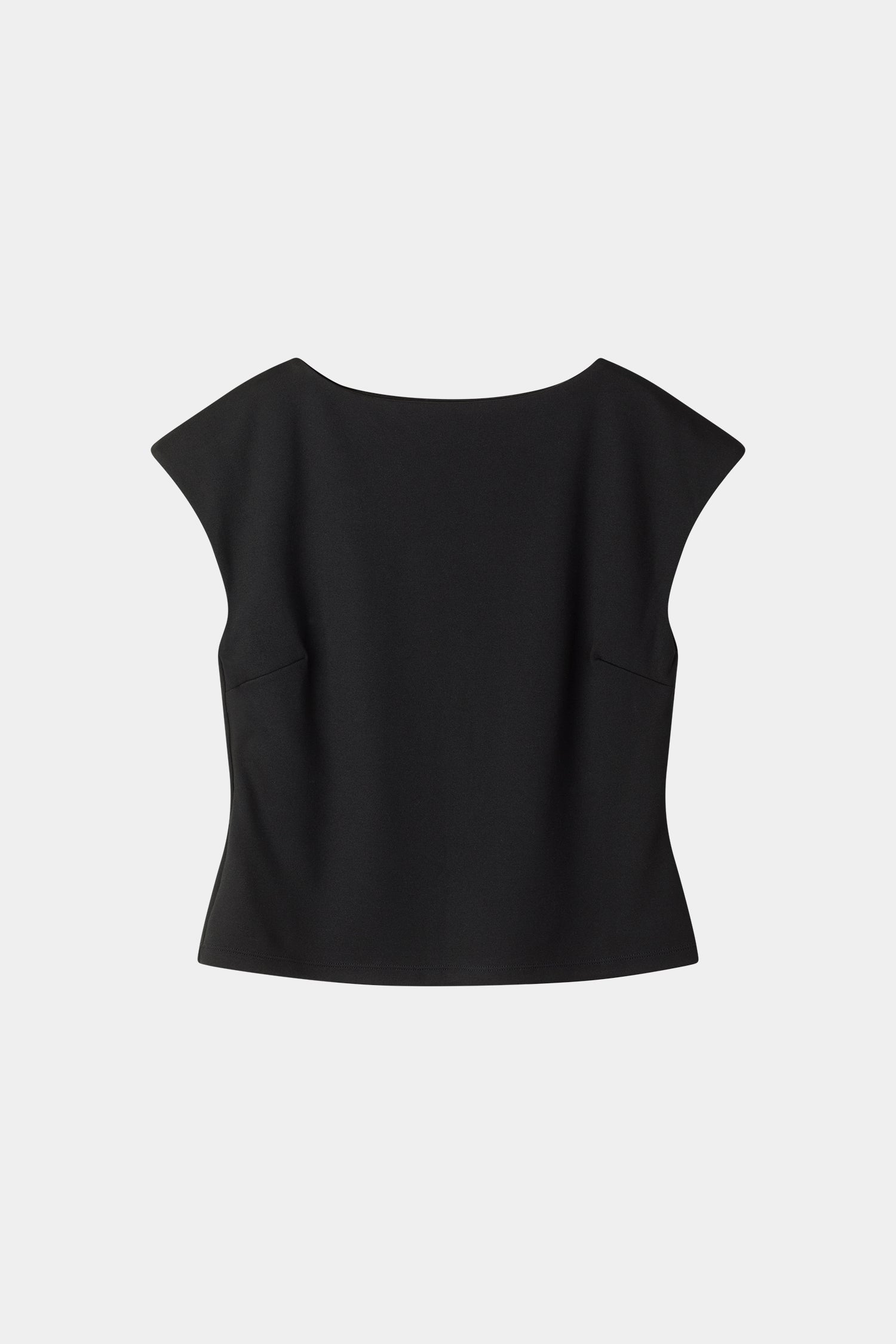 Jodyn sleeveless top black stylein packshot