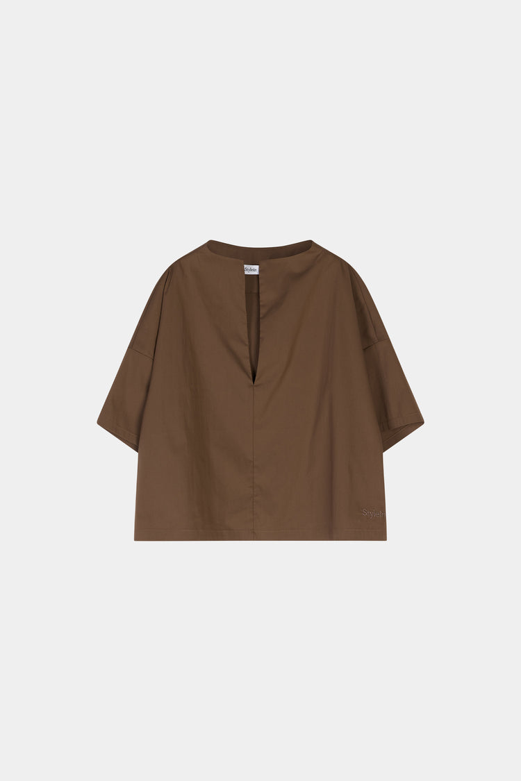 Joelle blouse cacao stylein packshot