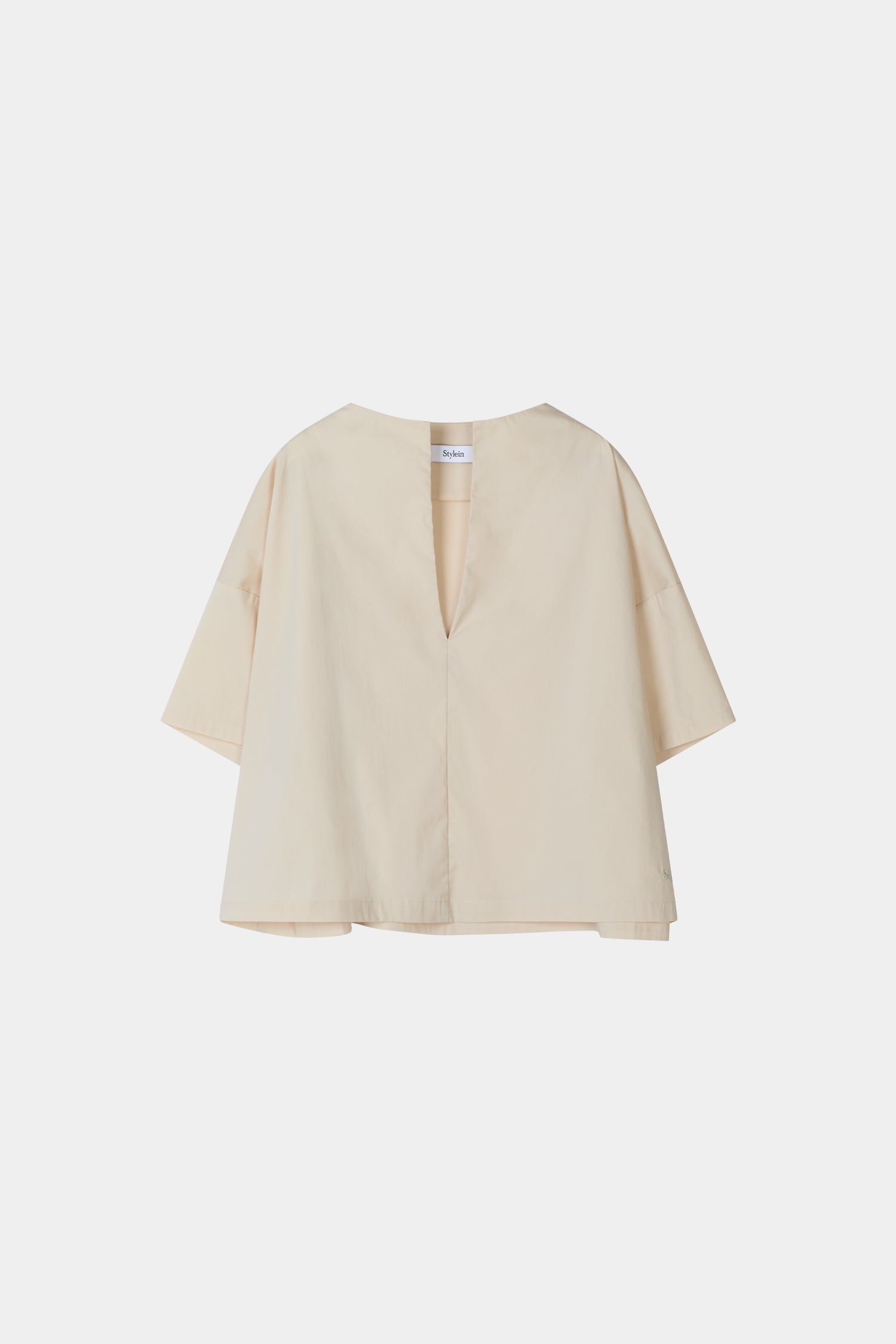 Joelle blouse short sleeve stylein packshot oyster