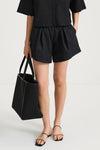Jojo shorts black stylein front model image front close