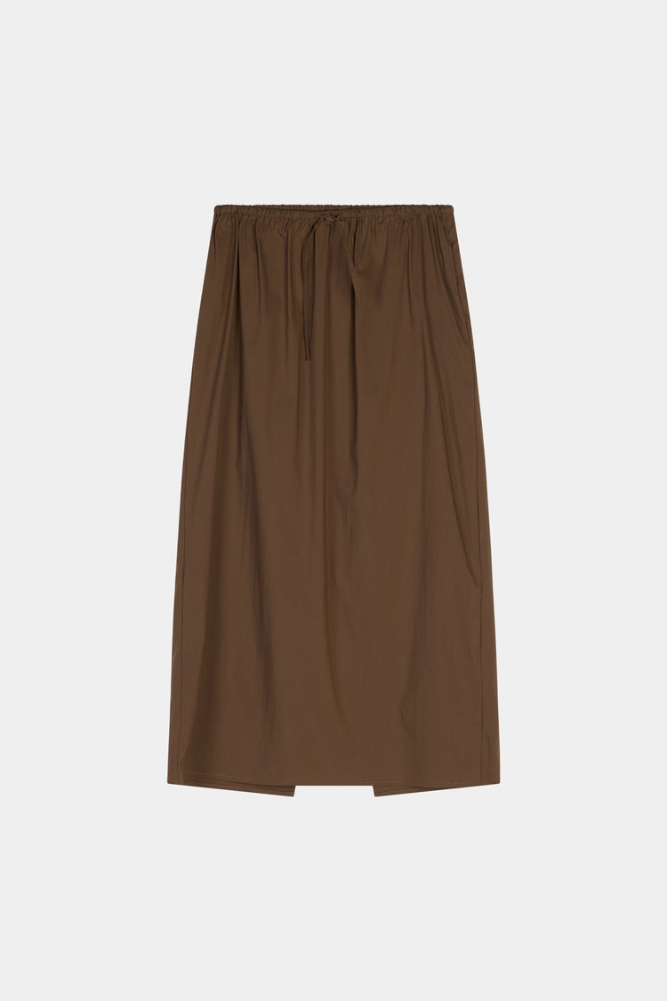 Jolene midi skirt cacao brown stylein packshot