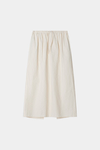 Jolene midi skirt cream stripe stylein packshot