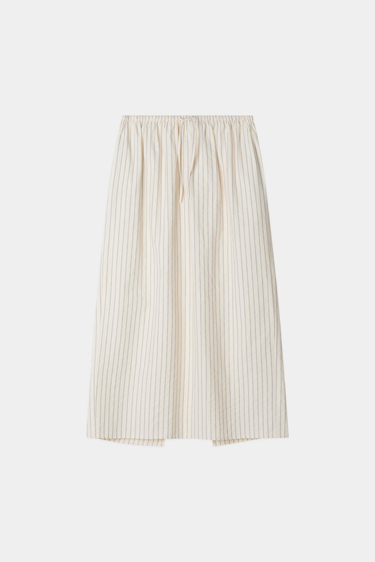 Jolene midi skirt cream stripe stylein packshot