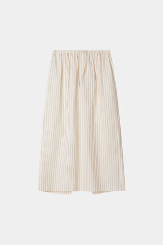 Jolene midi skirt cream stripe stylein packshot