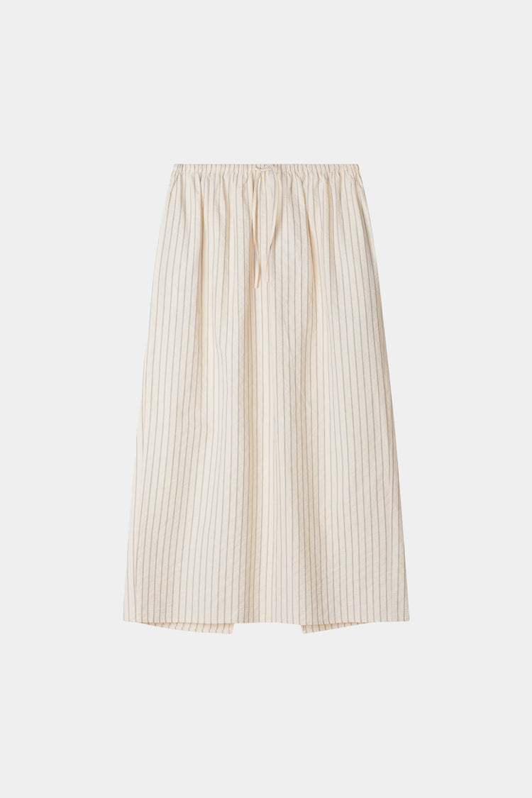 Jolene midi skirt cream stripe stylein packshot
