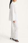 white shirt embroidery stylein jontavi side