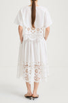 Jorah embroidery skirt white stylein model image back