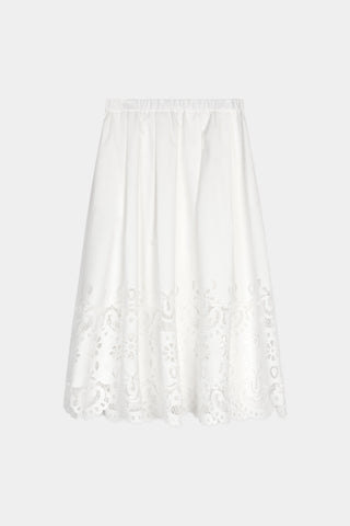 Jorah embroidery skirt white stylein packshot