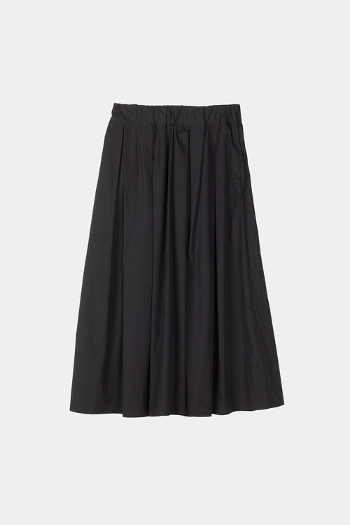 Jorina skirt voluminous mid length a line black stylein packshot