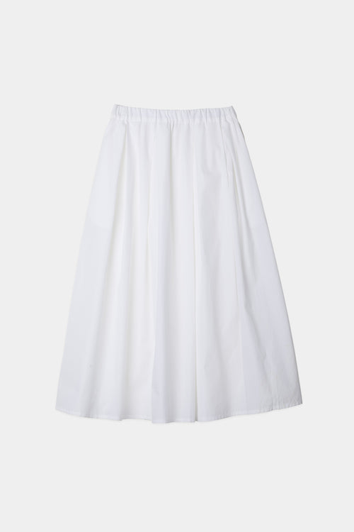 Jorina cotton midi skirt white stylein model image front