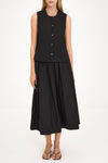 Joya sleeveless blouse black stylein model image front