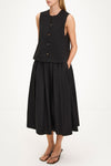 Joya sleeveless blouse black stylein model image side