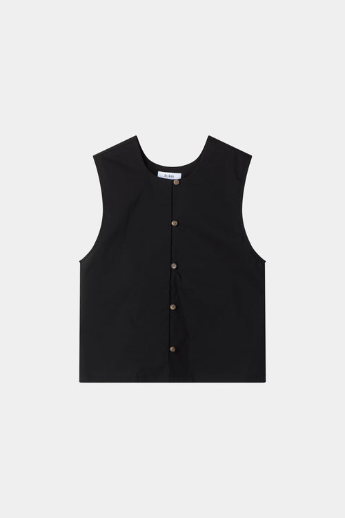 Joya sleeveless blouse black stylein packshot
