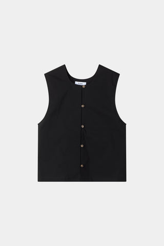 Joya sleeveless blouse black stylein packshot