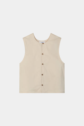 Joya sleeveless blouse oyster stylein packshot