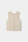 Joya sleeveless blouse oyster stylein packshot