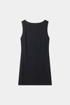 Black sleevless short Julie dress stylein packshot