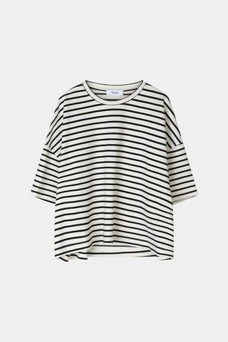 JUNIPER TOP - BLACK STRIPE