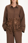 JURETTO SHIRT - COFFEE
