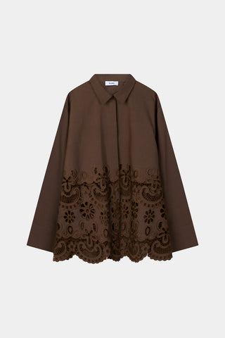 JURETTO SHIRT - COFFEE