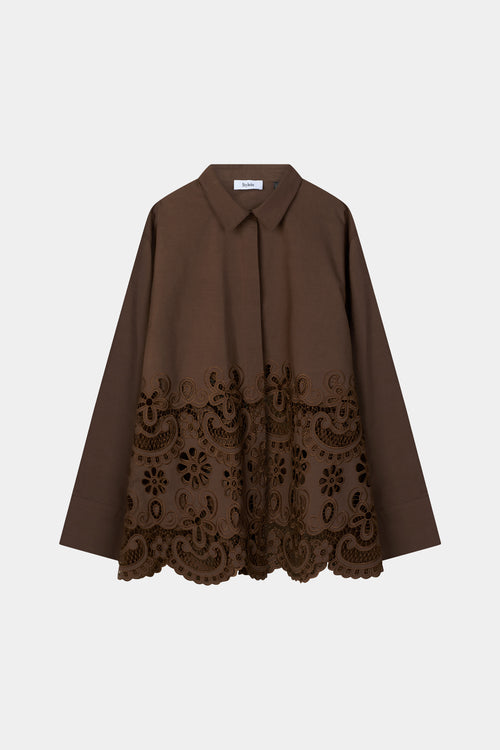 JURETTO SHIRT - COFFEE