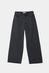 Kayne denim trousers wide oversized high waist mid grey stylein packshot