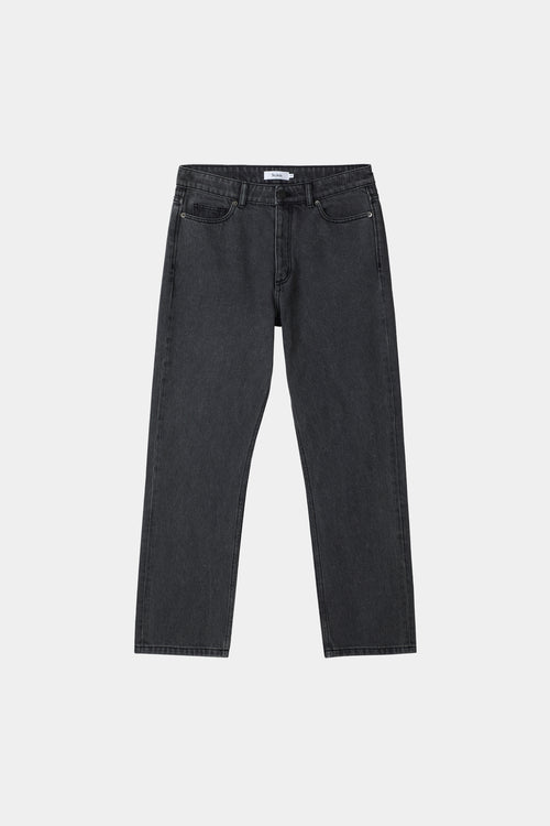 Ken original cropped straight fit denim mid waist mid grey stylein packshot