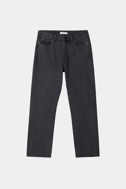 Ken original cropped straight fit denim mid waist mid grey stylein packshot