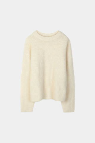 Lerone alpaca sweater cream stylein packshot