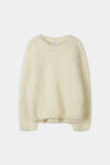 Alpaca knitted white sweater oversized stylein packshot
