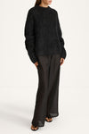 black oversized knitted sweater stylein lory side image