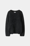 black oversized knitted sweater stylein lory packshot