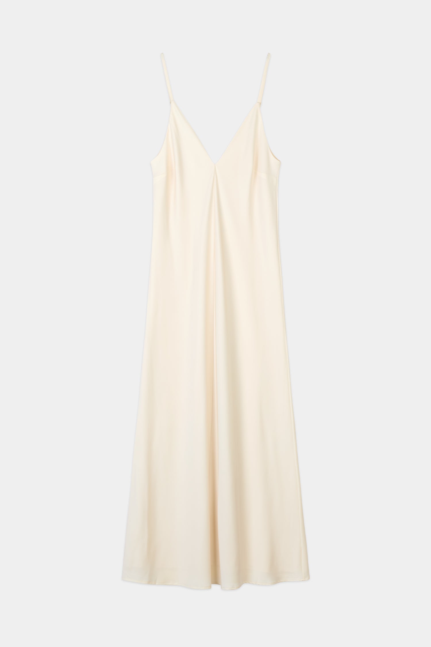 Macena v-neck maxi long dress ivory stylein packshot 2