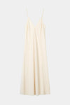 Macena v-neck maxi long dress ivory stylein packshot 2