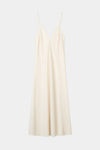 Macena v-neck maxi long dress ivory stylein packshot
