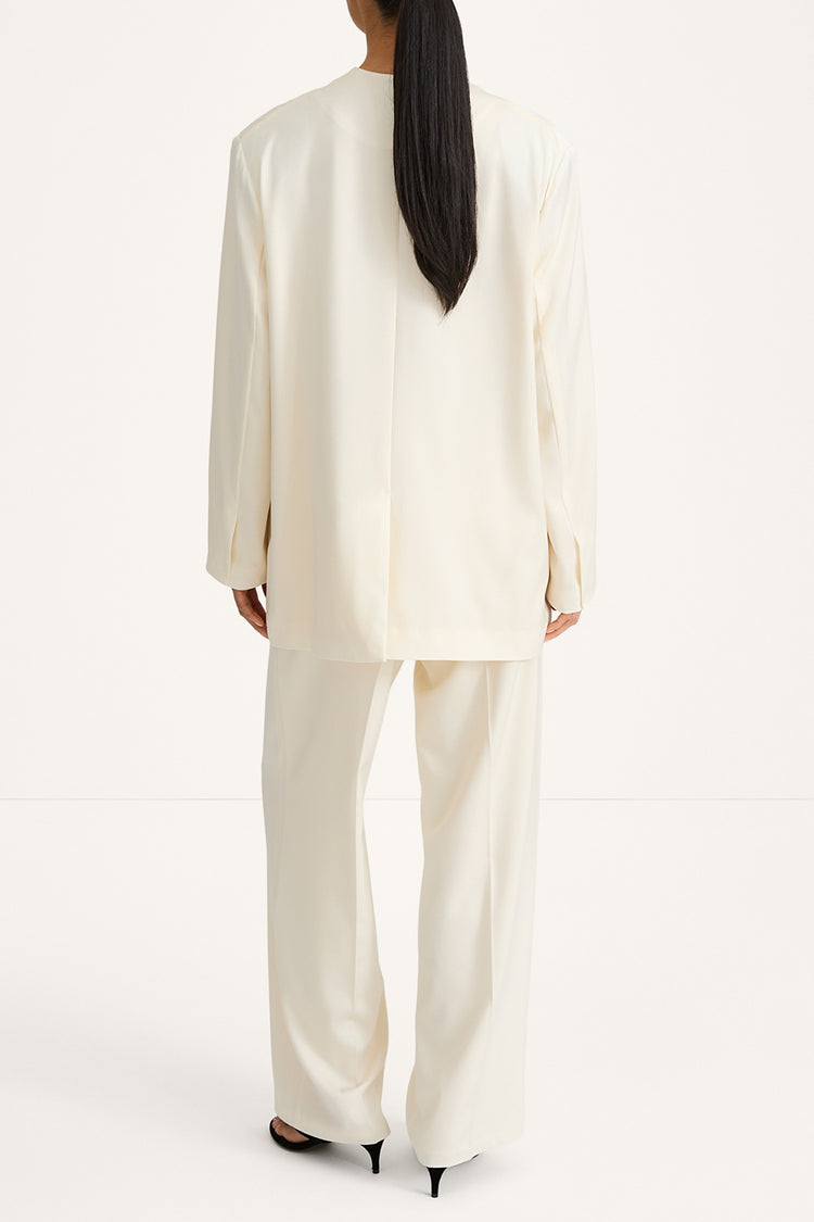 Maggiano blazer ivory stylein front back
