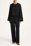 Maggie black trousers black stylein front