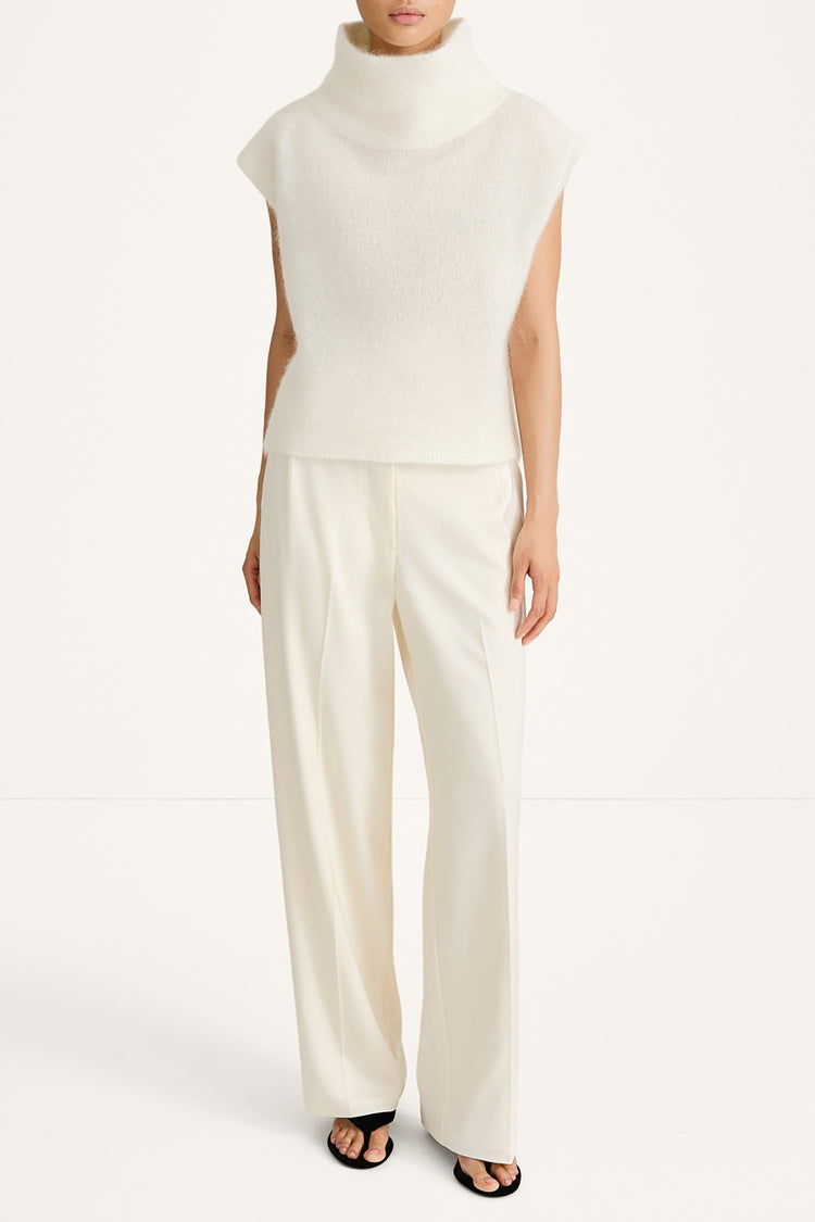 Maggie trousers ivory stylein front