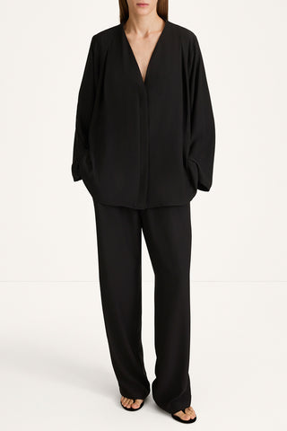 Marby blouse black Stylein model image front