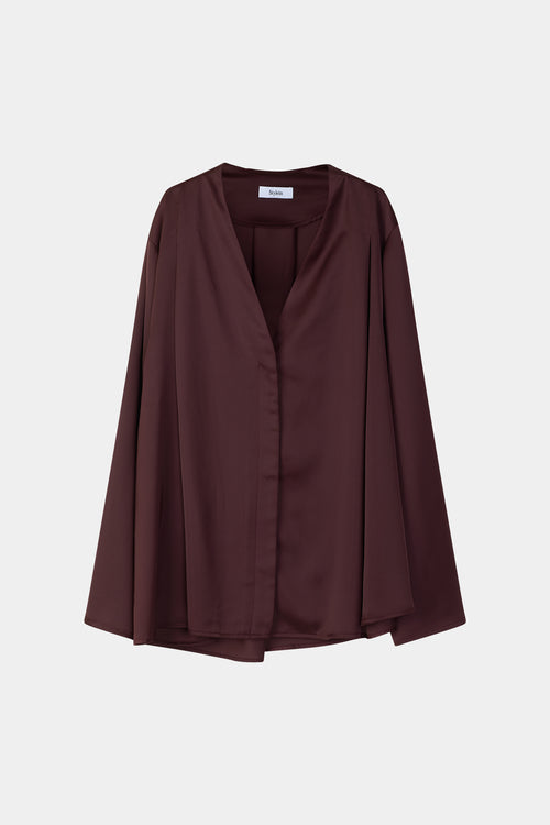 Marby blouse bordeaux Stylein model image front