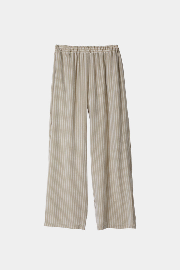 MARIA TROUSER - NOUGAT STRIPE – Stylein