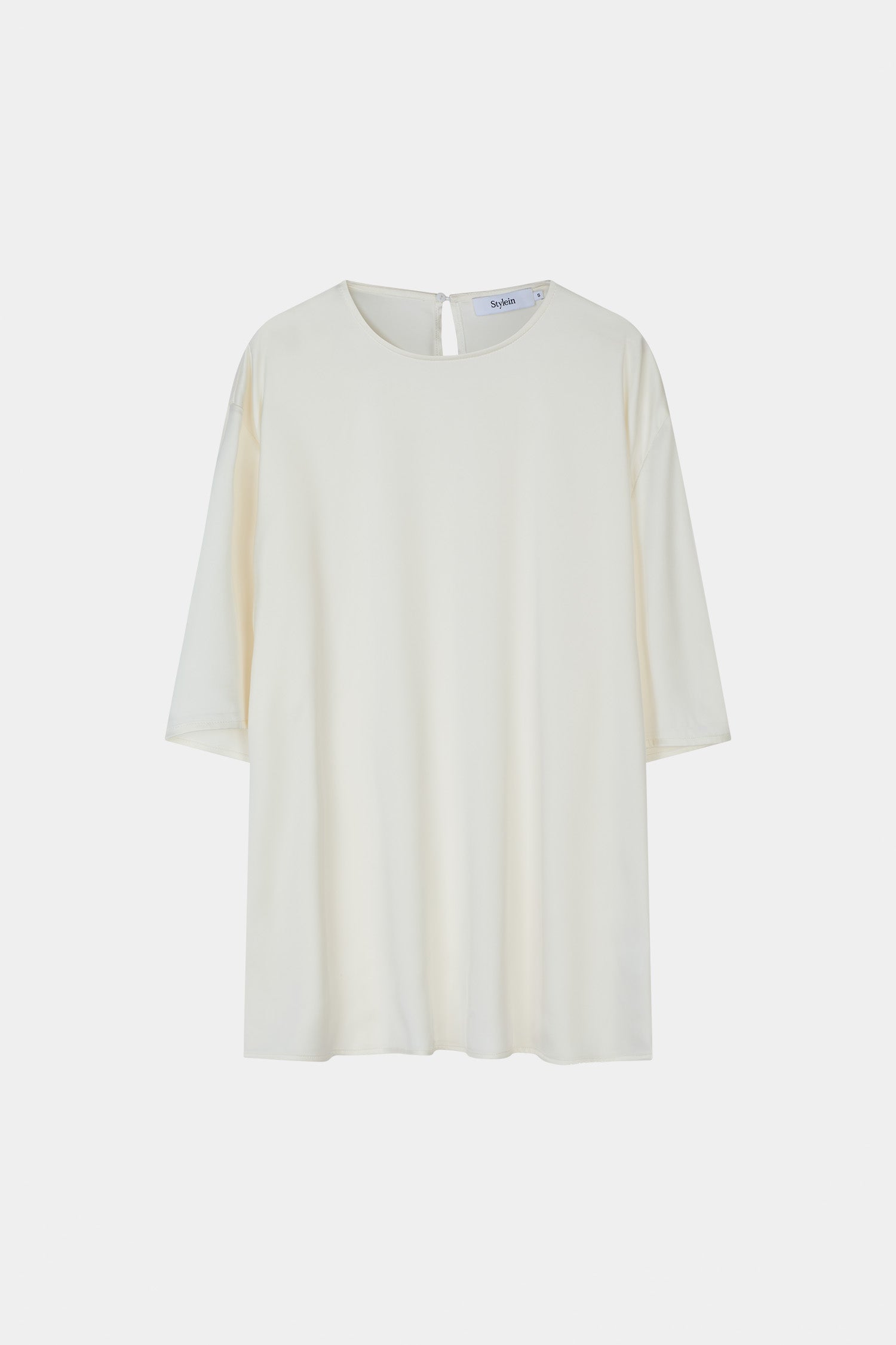 Martano short sleeve blouse cream stylein packshot
