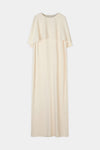 Maxine sleeveless maxi long dress cream stylein packshot